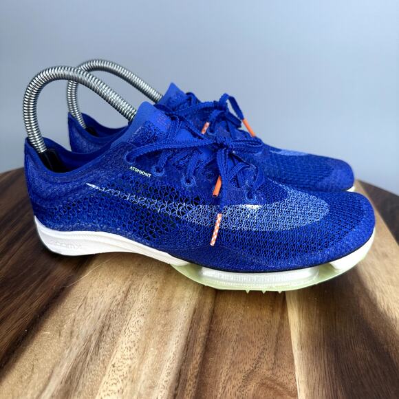 Men's 5 / Women's 6.5 - Nike Air Zoom Victory Racer Blue Track Cleats Spikes NEW - Picture 1 of 8